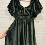 Altar'd State  Green Velvet Dress  Photo 0