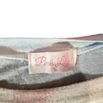 Pink Lily  Pink & Blue Tie Dyed‎ Slouchy Short Sleeve T Shirt Size Medium Photo 1