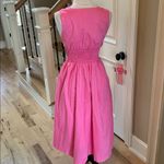 TCEC  pink Cotton Midi Dress New Photo 11