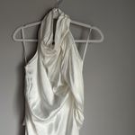 Dissh NEW  AISLE WHITE SATIN BACKLESS MINI DRESS Photo 4