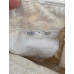 ZARA  Cream Button Fly High Rise Denim Jean Shorts Sz 6 Casual Summer Women’s Photo 4