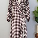 Marysia Ruffled gingham linen midi dress White Size XS Photo 2