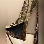 Hand made velour leopard print maxi dress size medium Brown Photo 7