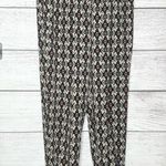 Xhilaration Bohemian Black Cream & Pink Lightweight Comfy Tapered Ankle Casual Pants Size XL Photo 3