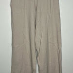 41 Hawthorn wide leg sweater pants cream tan women’s large trendy neutral modern Photo 0