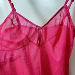 Y2K Floral Babydoll Chemise Slip Top Pink Lace Fairy Coquette Angel Whimsy M Size M Photo 3