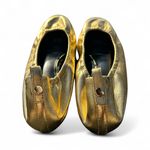 Lanvin Gold Elastic Ballet Flats Photo 2