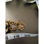 Vintage floral green and brown extra long beaded chain necklace Photo 6