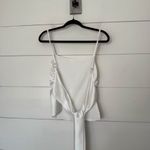 ZARA  Women’s Small White Open Back Tank Blouse Photo 2