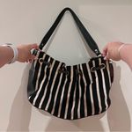 Kate Spade Canvas and Leather Tote Purse with Charm Photo 1