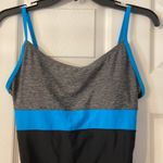 Speedo  Swimsuit size 8 BNWOT gray, black and blue color very pretty Photo 2
