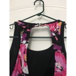 Tropical Escape  Women's Floral Swim Top Tank Tankini Size 14 Multicolor Photo 6