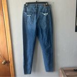 American Eagle  Distressed Patched Curvy Hi Rise Jeggings Size 8 Photo 3