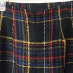 Classic clueless 100% wool tartan plain mini skirt size 10p Photo 6