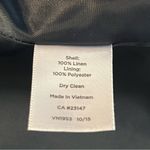 Talbots  Womens Open Front Linen Blazer Size 10P Preppy Old Money Office Travel Photo 7