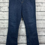 Abercrombie & Fitch  Boot Cut Denim Button Fly Blue Jeans [Size 8 Long]‎ Photo 0