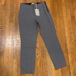 Everlane NWT  The Side Zip Stretch Cotton Houndstooth ankle Pant trouser size 10 Photo 3