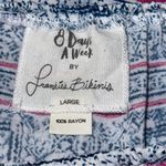 frankie's bikinis 8 Days a Week by  Women’s Size S Blye Pink Batik Rose Romper Photo 3