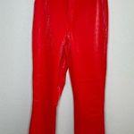 ASOS Labelrail x Eva Apio red hot faux leather pants size 16 (UK) Photo 2