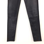 Rag and Bone Hyde Genuine Leather Panel Jeans Size 27 Coal Photo 20