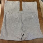 Chico's Platinum Denim Pinstripe Pants Women's Size 1.5 (US 10) Straight Leg Photo 5