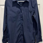 Duluth Trading Co Womens Long Sleeve Button Down Shirt Blue L Hiking Gorpcore Size L Photo 0