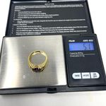 Sterling Silver Looks like 14K! , gold overlay ring 💜 Photo 11