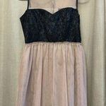 Taupe tulle dress by 213 Michelle Kim Tan Size M Photo 0