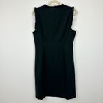J.Crew  Ruffleneck Suiting Dress Black Office Classic Cocktail Career US 10 NWT Photo 10