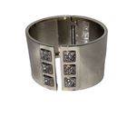 Victoria's Secret NIB Victoria Secret Bracelet Scandalous Wide Gold Tone Rhinestone Studded Cuff Photo 8