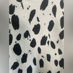 Champion  Reverse Weave Dalmatian Black White Print Cropped Sweatshirt Small Photo 6