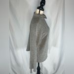 ENDA New York Speckled Funnel Neck 1/4 Zip Pullover Sweater Gray Size M Photo 6