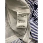 Nicole Miller Blue Pinstripe Embroidered Monkeys Shift Mini Dress Size 10 Photo 9