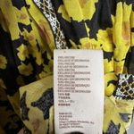 Free People Love Letter Tunic Mini Dress Women's Long Sleeve Yellow Size M Photo 5