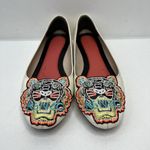 KENZO Paris Size 37.5 US 6.5 Brenda Tiger Ballerinas Flats Glossy Patent Leather Photo 4