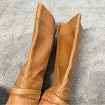 Lands' End Lands’ End Women’s Blakeley Tall Riding Boots in Cognag Pebbled Leather 10D Photo 7