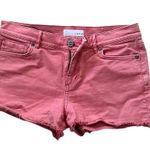 Loft Women's Pink Cut-Off Jean Shorts Size 26 Frayed Hem Photo 4