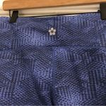 Tuff Athletics  blue geometric print athletic leggings women’s medium stretch Photo 5