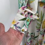 Vintage 80s Maxi Dress Womens Small White Whimsical Floral Cottagecore Fairy Photo 4