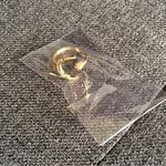 Gold + Rhinestone Moon + Star Cuff Fashion Ring, Size 8 Photo 13