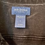 Arizona Jeans ARIZONA Women’s Black Distressed Button-up Denim Jean Jacket Photo 9