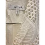 Milly  Tournesol Eyelet Top Small‎ Blouse Career Business Modest Internship Photo 5