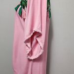 Judith March pink green Palm Springs tassel fringe kimono size small Photo 4