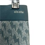 Elle Oiselle Bolt Run Seamless Teal Leggings Size Small Photo 4