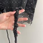 MISA Los Angeles - Boho Wrap Tie Top Short Sleeve Blouse Photo 9