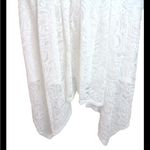 Bridesmay White Lace V Neck Asymmetrical Hem Sz M NWOT Size M Photo 3