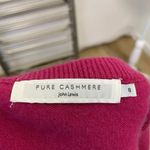 John Lewis 100% Cashmere Cardigan Sweater Soft Classic Bright Pink size 8 Photo 4