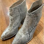 Diba True Elegant Snakeskin Pattern Ankle Booties Photo 0