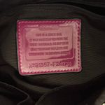 Coach  Signature Wool Stripe Satchel Passion Berry Charcoal F24784 Photo 7