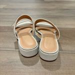 Joie  Nolita Linen Wide Strap Slip On‎ Sandal Beige size 9 Photo 2